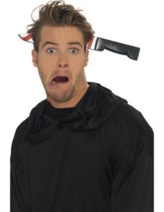 DIADEMA CUCHILLO HALLOWEEN 23CM