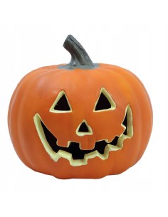 CALABAZA CON LUZ  22X23 CM