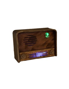 RADIO TERROR CON LUZ Y SONIDO 31 X 11 X 