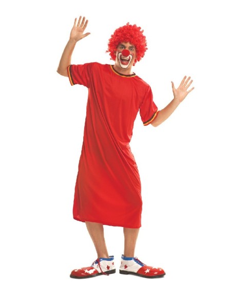 DISFRAZ PAYASO ROJO ( MILIKI ) ADULTO ML