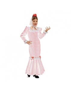 DISFRAZ CHULAPA MADRILEÑA BLANCO ROJO 5