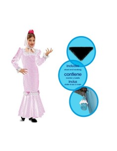 DISFRAZ CHULAPA MADRILEÑA BLANCO NIÑA 7-