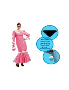 DISFRAZ CHULAPA MADRILEÑA ROSA MUJER S