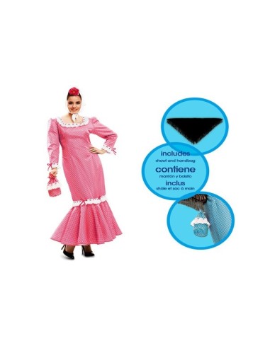 DISFRAZ CHULAPA MADRILEÑA ROSA MUJER XL