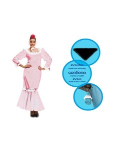 DISFRAZ CHULAPA MADRILEÑA BLANCO MUJER S