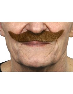 BIGOTE ESTILO MEJICANO MARRON