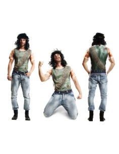 DISFRAZ CAMISETA COSPLAY WARRIOR RAMBO T
