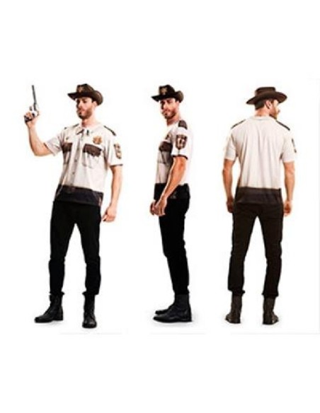 DISFRAZ CAMISETA COSPLAY SHERIFF T.XL