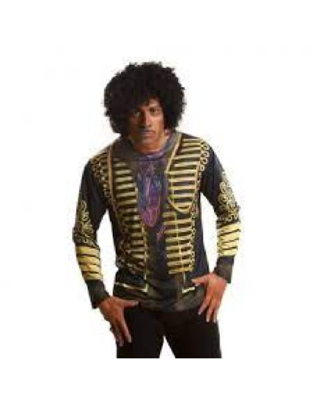 DISFRAZ CAMISETA  COSPLAY JIMI  HENDRIX 