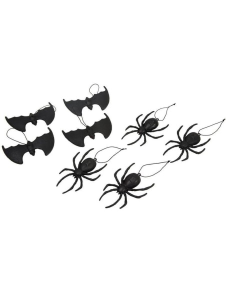 ARAÑAS Y MURCIELAGOS COLGANTES