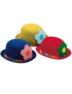 SOMBRERO BOMBIN DE PAYASO (SURTIDO)