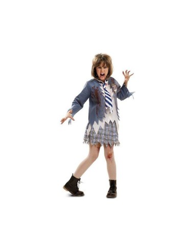 DISFRAZ DE COLEGIALA ZOMBIE INFANTIL 5-6