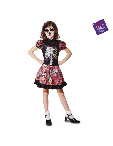 DISFRAZ NIÑA DÍA DE LOS MUERTOS 5-6 AÑOS