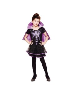 DISFRAZ VAMPIRESA ESQUELETO 5-6 AÑOS