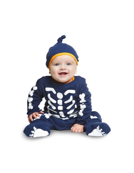 DISFRAZ ESQUELETO BEBÉ COTTON 12-24 MESE