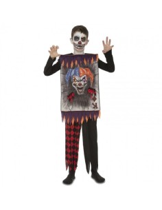 DISFRAZ CARTA JOKER CLOWN CARD 7-9 AÑOS