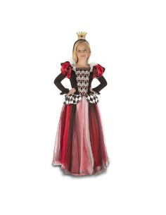 DISFRAZ REINA DE CORAZONES TUL LUJO 5-6 
