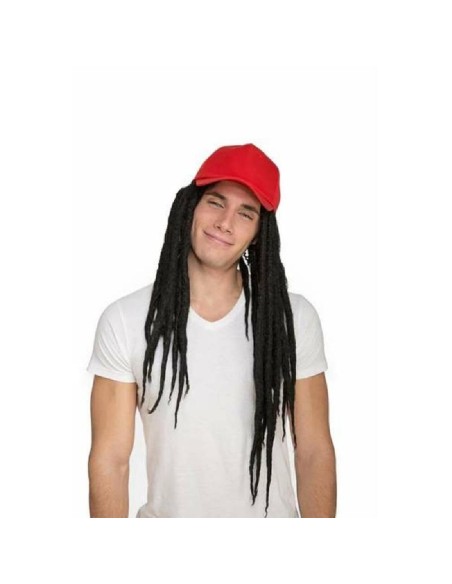 PELUCA RASTA CON GORRA
