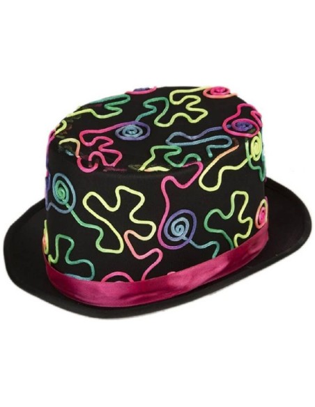 CHISTERA NEGRA COLORES NEON