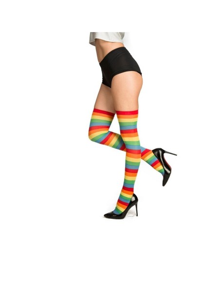MEDIAS DE COLORES ARCOIRIS ADULTO