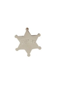 ESTRELLA DE SHERIFF METAL 5 CM