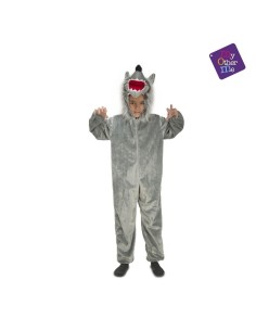 DISFRAZ LOBO GRIS LUJO 1-2 AÑOS 12-24 ME