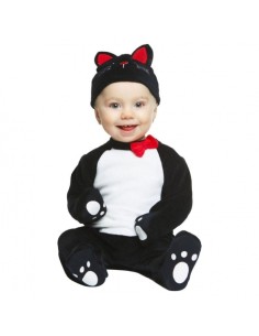 DISFRAZ GATITO NEGRO COTTON 12-24 MESES