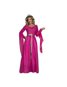DISFRAZ PRINCESA DAMA MEDIEVAL ROSA ML