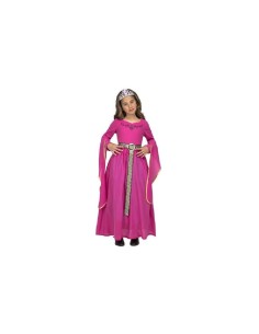 DISFRAZ DE PRINCESA MEDIEVAL ROSA 5-6 AÑ