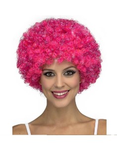 PELUCA RIZADA ROSA
