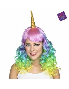 PELUCA LARGA UNICORNIO MULTICOLOR