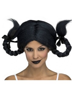 PELUCA TRENZAS MIERCOLES MORENA