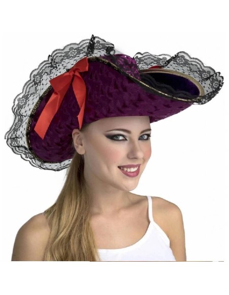 SOMBRERO CAPITANA PIRATA ELEGANTE