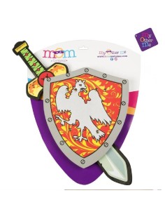 SET ESCUDO Y ESPADA MEDIEVAL EVA