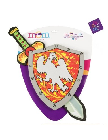 SET ESCUDO Y ESPADA MEDIEVAL EVA