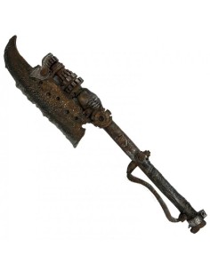 HACHA MECANICA STEAMPUNK OXIDADA FOAM