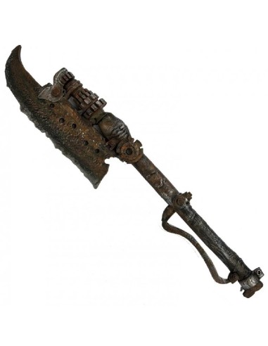 HACHA MECANICA STEAMPUNK OXIDADA FOAM