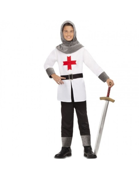 DISFRAZ GUERRERO CRUZADO MEDIEVAL 5-6 AÑ