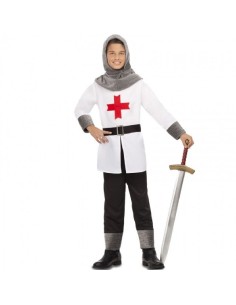 DISFRAZ GUERRERO CRUZADO MEDIEVAL 7-9 AÑ