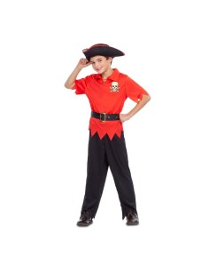DISFRAZ PIRATA ROJO 5-6 AÑOS