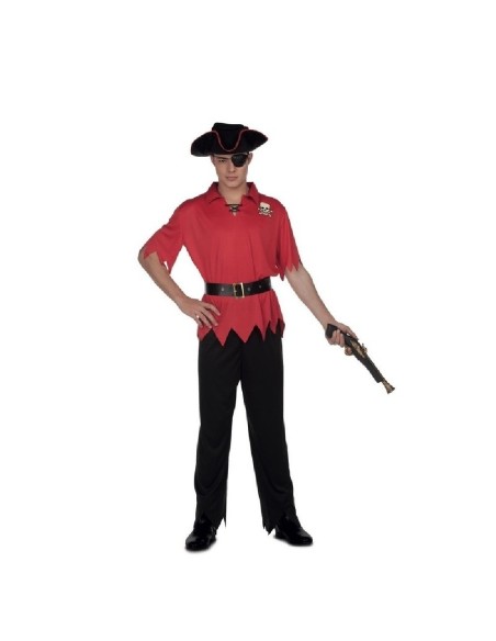 DISFRAZ PIRATA ROJO HOMBRE ML
