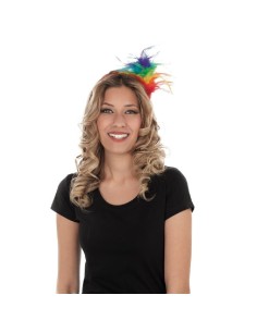 DIADEMA PLUMAS RAINBOW