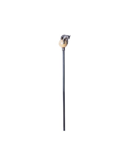 BASTON CON BOLA Y LEOPARDO 109 CM