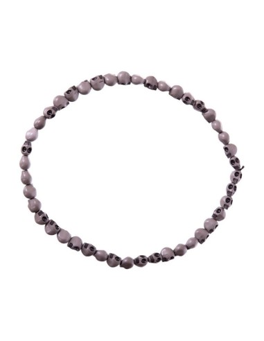 COLLAR CALAVERAS GRIS 54 CM