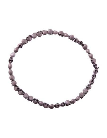 COLLAR CALAVERAS GRIS 54 CM