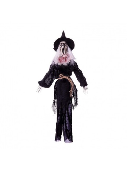 BRUJA COLGANTE CON LUZ Y SONIDO 13X54X66
