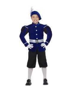 DISFRAZ PAJE REAL AZUL 5-6 AÑOS
