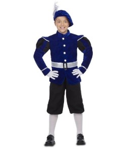 DISFRAZ PAJE REAL AZUL 7-9 AÑOS