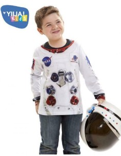 CAMISETA DISFRAZ ASTRONAUTA 6-8 AÑOS