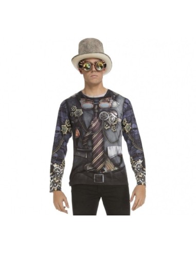 DISFRAZ CAMISETA STEAMPUNK M